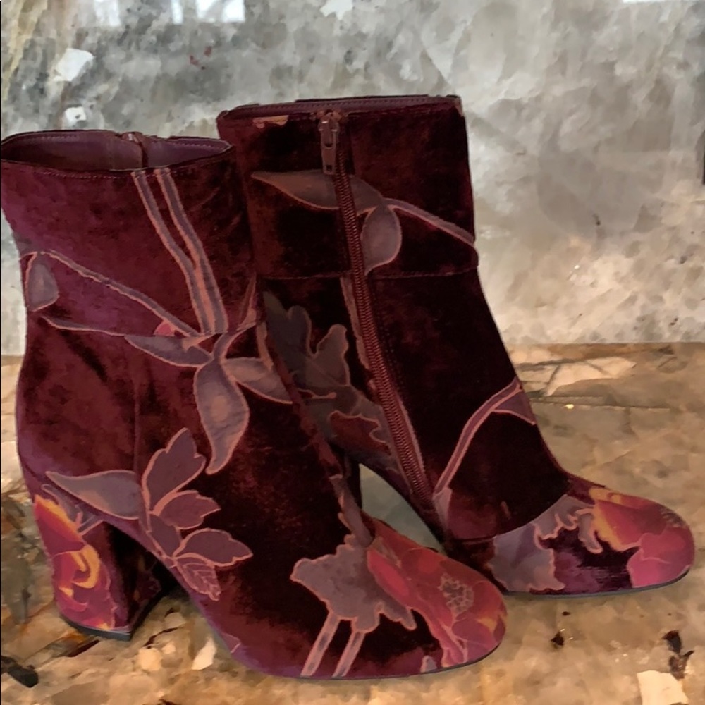 Velvet Booties